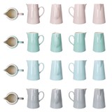 thumbnail of Krug Emilia Mint 1L Steingut grün-creme Milchkanne mit Henkel Saftkaraffe Wasser