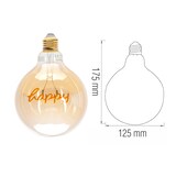 thumbnail of 4W LED Filament Leuchtmittel Edison E27 Deko Retro Nostalgie Glühbirne HAPPY 1800K warmweiß