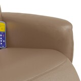 thumbnail of vidaXL Massagesessel mit Fußteil Cappuccino-Braun Kunstleder
