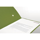 thumbnail of Falken 80004195 100x Umlaufmappen für DIN A4, 250g/m2 Manila-RC-Krt., 2 Sichtlöcher, 2-seit. Gitterdruck - Grün