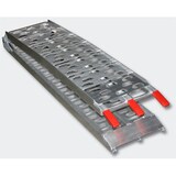 thumbnail of Helloshop26 - Rampa de carga para moto plegable de aluminio hasta 340 kg 220 x 28 cm gris 3416050