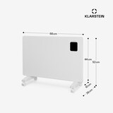 thumbnail of Bansin Smart 1500 Konvektionsheizgerät 1500W App-Steuerung Weiß