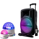 thumbnail of PACK FIESTA 2 JEUX Enceinte MyDj DJOON 500W à LED RVB + 2 Boules WH SunMagic