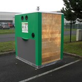 thumbnail of Colonne aérienne d'apport volontaire 4m3 kinshofer acier roméo-lot de 4 - VERT