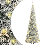 thumbnail of vidaXL Pop-Up-Weihnachtsbaum Künstlich Beschneit 200 LEDs 210 cm