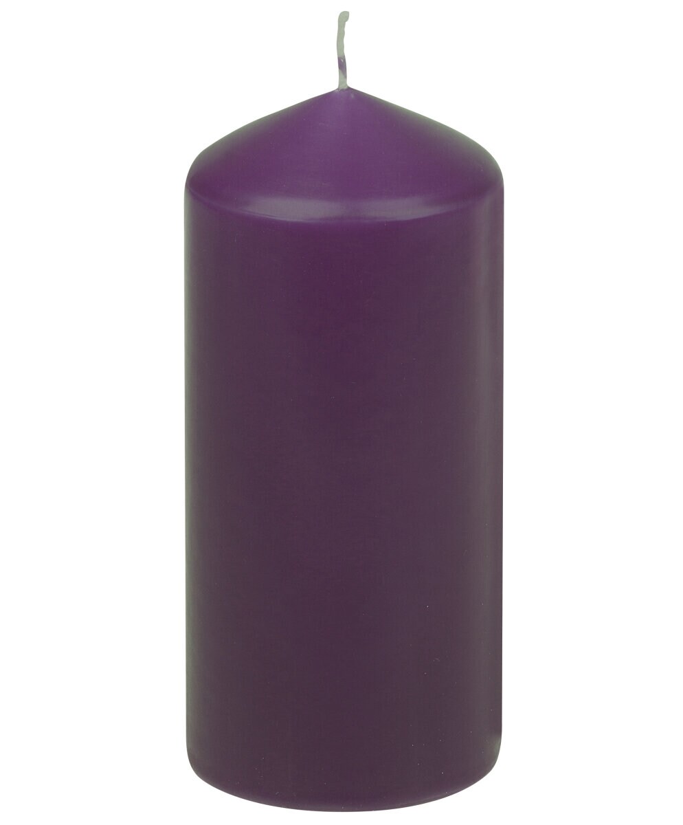 Stumpenkerzen Beere 150/67 mm, 10 Stück Steinhart Kerzen in RAL-Kerzen Güte Qualität