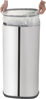 thumbnail of Kitchen Move Automatischer Edelstahl-Mülleimer MAJESTIC silber 58L Edelstahl Silber