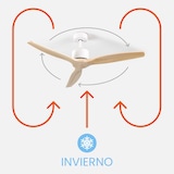 thumbnail of Ventilatore da Soffitto Nebraska a 3 Pale e 6 Velocità 55w Bianco Dayron