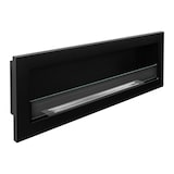 thumbnail of Eingebauter Bioethanol-Wandkamin 120x40 LIVORNO 120 Schwarz