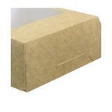 thumbnail of MONOUSO - Caja de Cartón Kraft con Ventana 120x120x40mm (25 Uds)