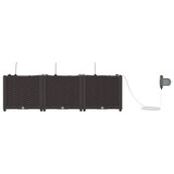 thumbnail of vidaXL Gartenpflanzer Braun 120 x 40 x 37.5 cm Stahl