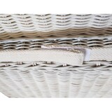 thumbnail of Esszimmer Stühle Set Rattanstühle Perth 4 Stück weiß Esstisch Stühle Korbstühle nachhaltig : mit Sitzkissen