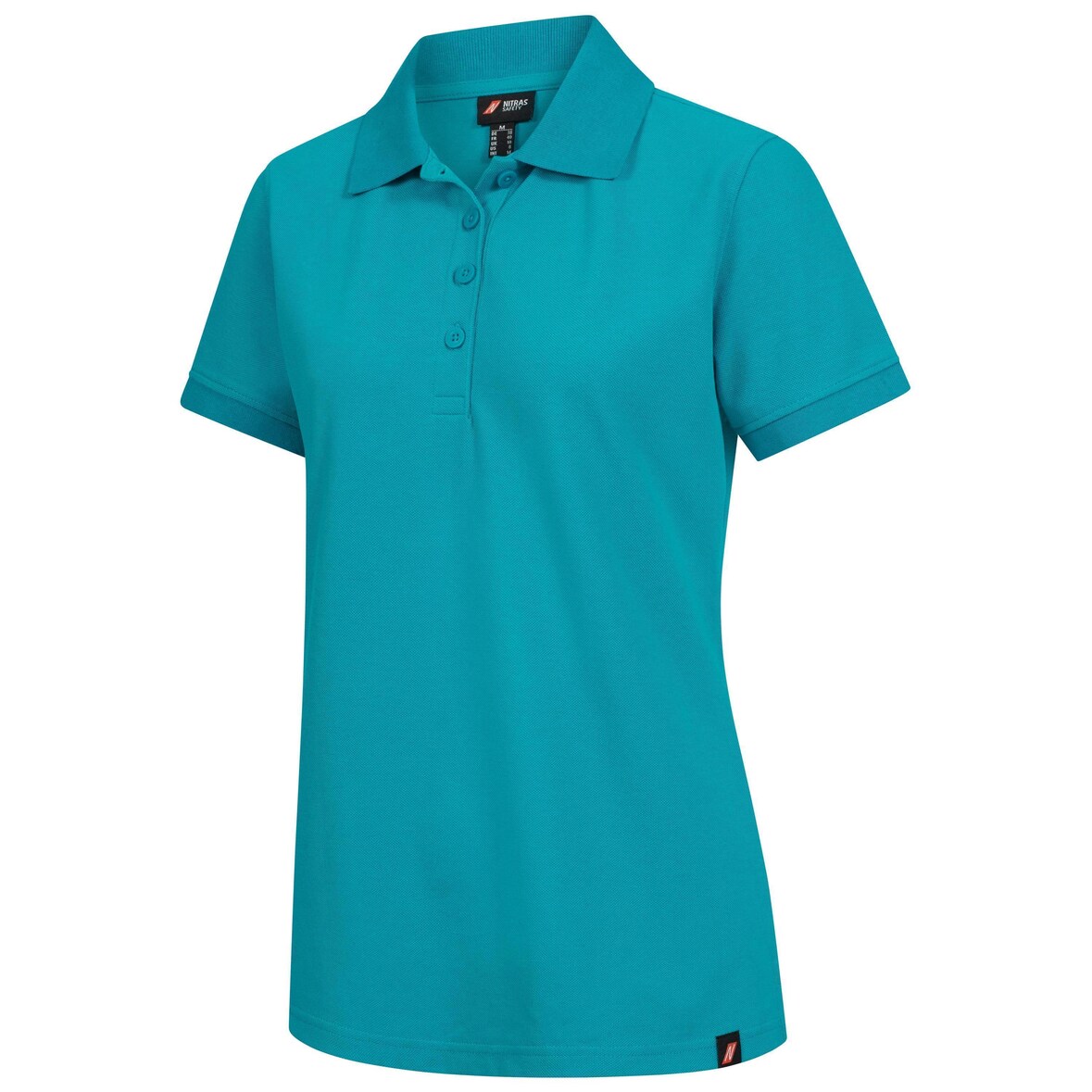 Nitras Motion Tex Plus Poloshirt  | Gr. XXL | Arbeitsshirt Damen | türkis