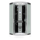 thumbnail of Dampfdusche Duschkabine Sauna Dusche D58-03M2-EC 80x80 cm mit 2K Scheiben Versiegelung