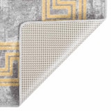 thumbnail of vidaXL Teppich Waschbar Grau 160x230 cm Rutschfest