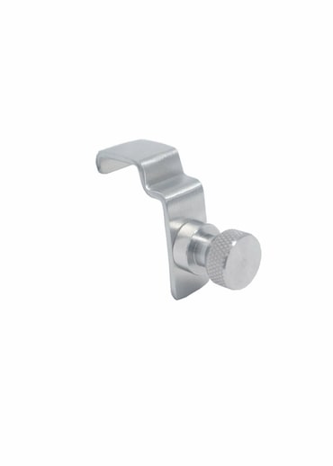 METRO Professional verbindingshaken, roestvrij staal, 15 x 42 x 46 mm, zilver, 8 stuks.