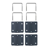 thumbnail of ROSSIGNOL Kit de fixation sur borne HYGECA pour corbeille EDEN EDEN anthracite