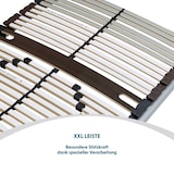 thumbnail of Lattenrost 90x200 cm fertig montiert Traglast 200 kg 40 Latten 7-Zonen Birkenschichtholz Mittelgurt Härteverstellung Made in Germany