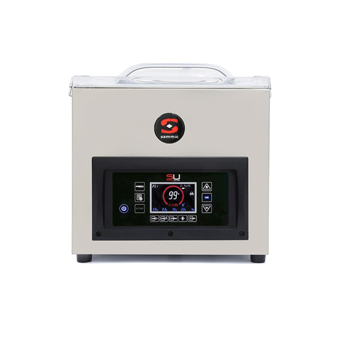 Envasadora al vacío Sammic SU-310 con barra de soldadura 32 cm con bomba BUSCH de 10m3.