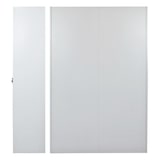 thumbnail of PROREGAL Putzmittelschrank RHINO Metall 2 Türen abschließbar Besenschrank schmal 170x70x30cm 5 Fächern & Kleiderstange Stahl Weiß Putzschrank