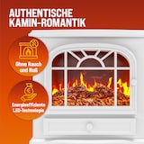 thumbnail of MONZANA® Elektrokamin mit Heizung LED 2000W weiß