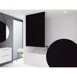 thumbnail of Basic Duschrollo Duschvorhang PEVA Schwarz 70x240 cm