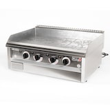 thumbnail of Romux® Plaque à snacker Électrique Lisse en Acier Inoxydable 100 cm Top | Plancha Professionnelle Modèle Table pour Chauffe Rapide avec Thermocouple