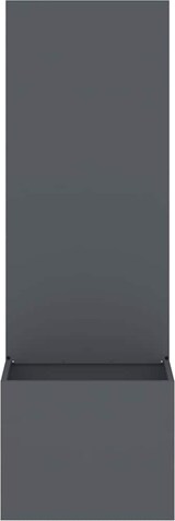 thumbnail of vidaXL Blumentopf mit dekorativem Paneel Anthrazit 50 x 140 cm