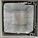 thumbnail of Reflecterend isolatiepaneel speciaal voor kasten (120x25cm). Voorkomt het binnendringen van warmte en kou. 100% aluminium en bubbels