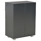 thumbnail of vidaXL Sideboard Hochglanz-Schwarz 60x35x80 cm Holzwerkstoff