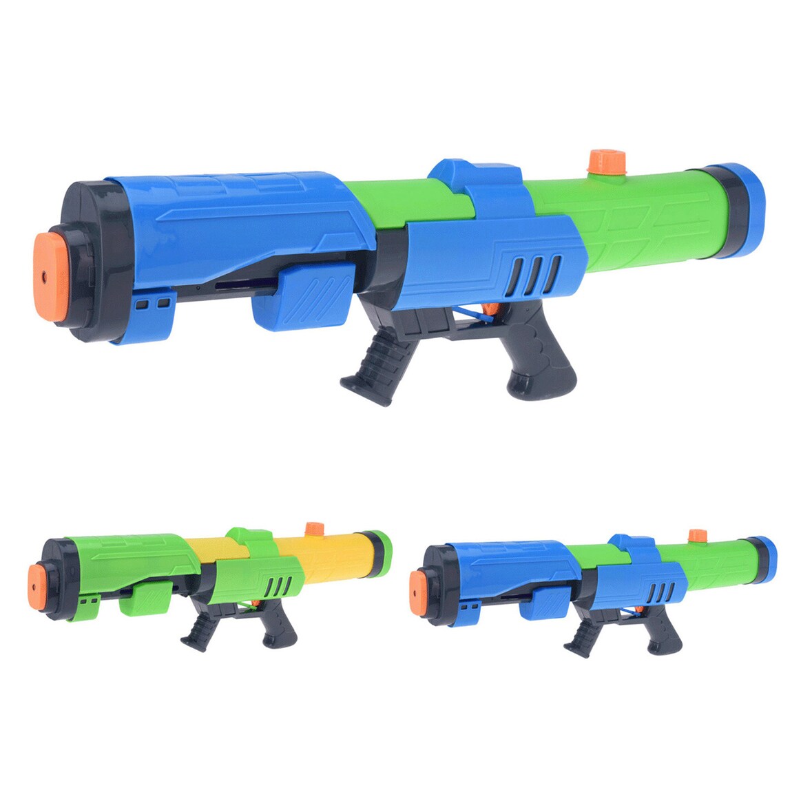 1 Wasserpistole 63cm mit Tank und Pumpfunktion Wassergewehr Wasserspritzpistole Spritzpistole Wasserspielzeug Watergun Wasserkanone
