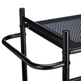 thumbnail of Relaxdays Rollregal schmal aus Metall, 4 Etagen Nischenwagen für Büro, Standregal mit Rollen HxBxT: 81x25x50 cm, schwarz