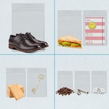 thumbnail of Bolsas con Cierre Hermético de Plástico Transparentes Ideales para Congelar Alimentos o Guardar Documentos - Ofituria (300 ud, 40x60 mm)