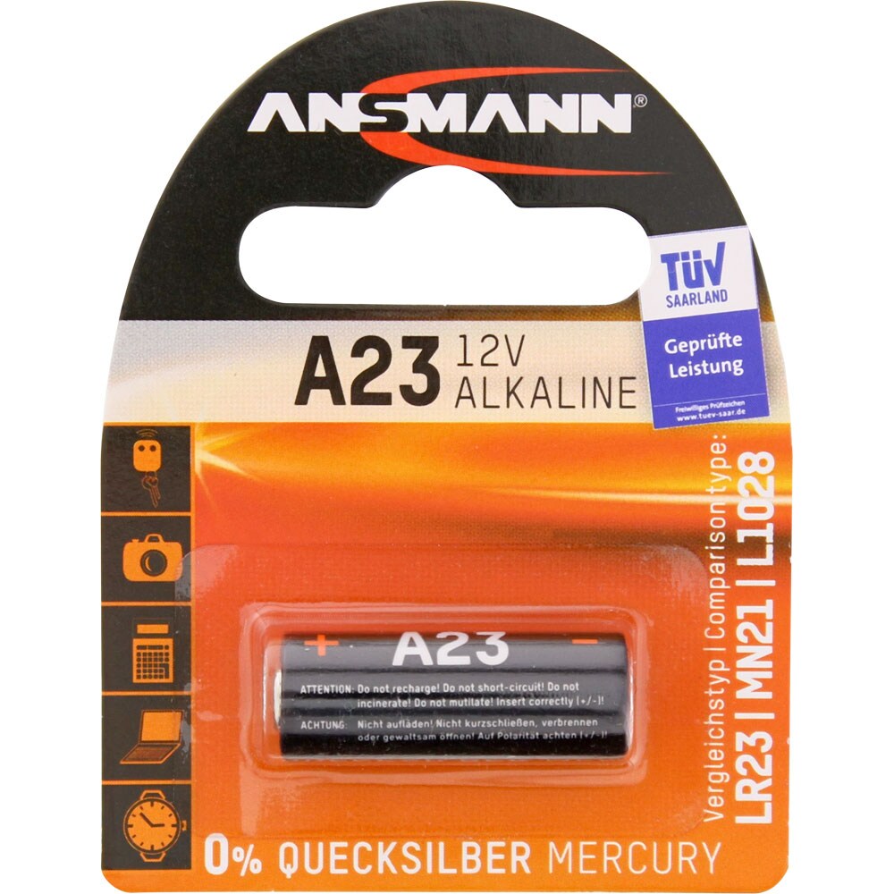 Ansmann 5015182 Alkaline A 23 12 V f. Fernbedienungen(I)