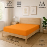 thumbnail of EXKLUSIV HEIMTEXTIL Jersey Spannbettlaken 200 x 220 cm Terrakotta 100% Baumwolle Öko - Tex Zertifiziert Bed-Sheet Bettlaken Spannbetttuch