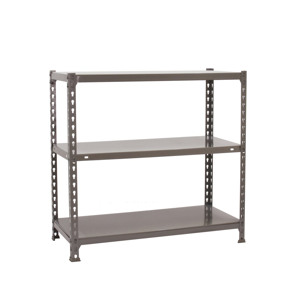 SimonRack Estanterias Almacenaje, 90x80x40 cm, Estanteria Metalica, 3 Alturas, 70 kg de Punto Flexión, Acero Galvanizado, Gris - Ecoclick