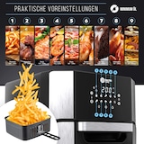 thumbnail of Balter Heißluftfritteuse HL-1200, Friteuse, 12 Liter, Mini Backofen, LCD Display, 10 Programme, inkl. Rezeptheft