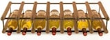 thumbnail of PROREGAL Modulares Weinregal VINOTECA MOD METAL | HxBxT 12,5x72,5x24,5cm | 7x1 Flaschen | Massives Kiefernholz | Braun geölt | Flaschenregal