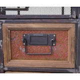 thumbnail of Apotheker-Schrank HWC-A43, Kommode, Tanne Holz massiv Vintage Shabby-Look 143x56x33cm