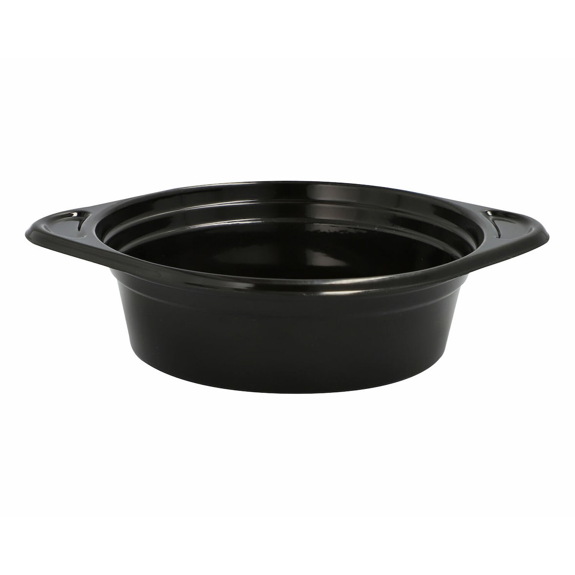 60x Mehrweg Suppenschalen Suppenterrinen mit Anfasser 500ml O15,6cm schwarz