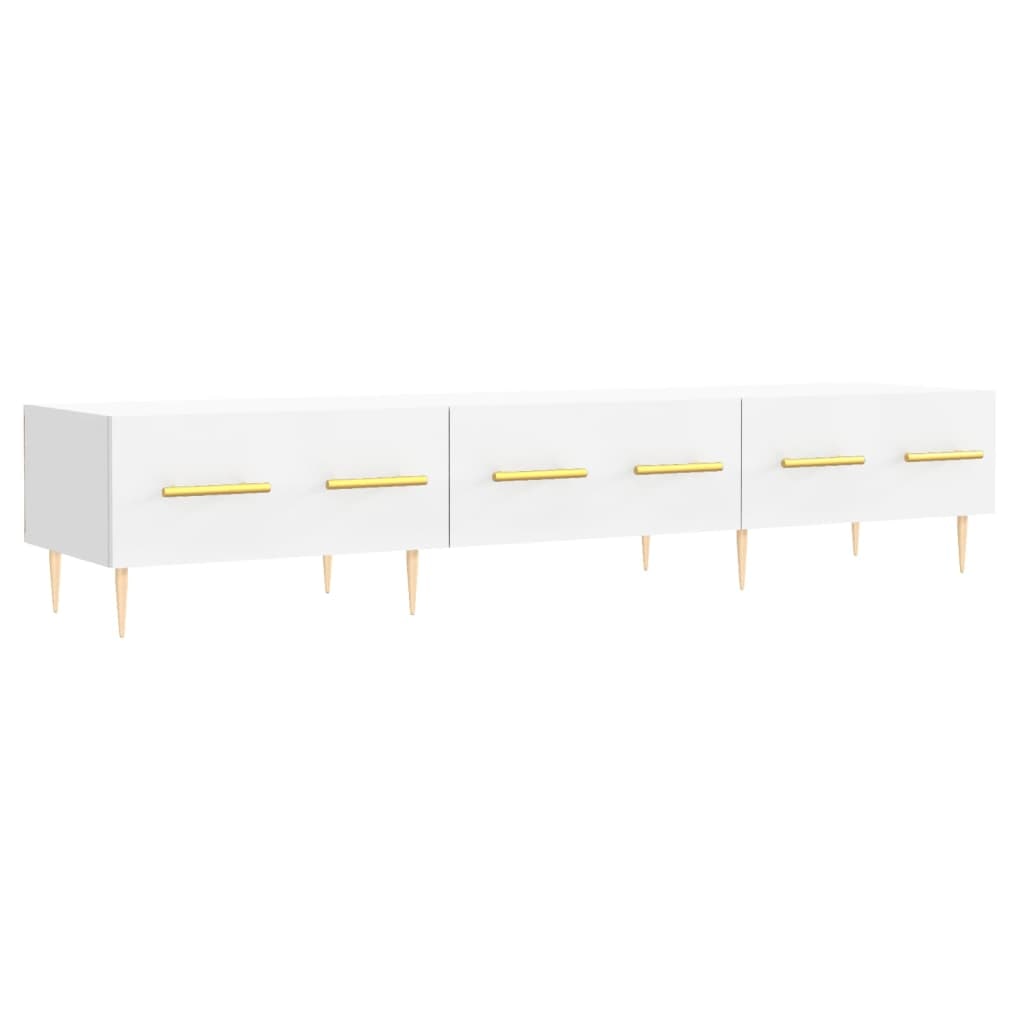 vidaXL TV-Schrank Weiß 150x36x30 cm Holzwerkstoff