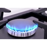 thumbnail of Solthermic Sa022W Placa de Gás Preto Controles Dourados / 60 Cms. / 4 Queimadores / Grelhador em Ferro Fundido / Gás Butano e Gás de Cidade