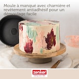 thumbnail of Moule à manqué à charnière 20 cm Zenker Black Metallic