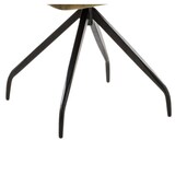 thumbnail of Esszimmerstuhl Armlehnenstuhl mit Absteppungen olivgrün schwarz MALAGA (4er Set)