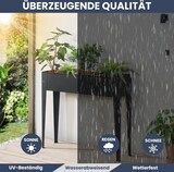 thumbnail of DELUKE® Hochbeet Balkon EUGO - Stahl Wetterfest | Hochbeet Metall für Terrasse, Garten Balkonbeet Pflanzenbeet Balkon | Anthrazit, 98x25x82cm