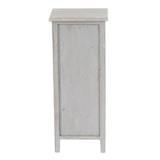 thumbnail of Kommode T18, Schubladenschrank Schrank, 4 Schubladen, 74x30x25cm Shabby-Look Vintage ~ grau