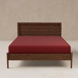 thumbnail of Benetton - Conjunto de 2 lençóis com elástico medindo 200x200cm + 30cm para uma cama de 2m na cor Rainbow Red.