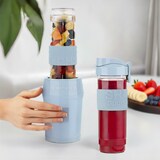 thumbnail of Mini Liquidificadora Portátil MOOV6,SWEISS, Smoothie Maker, 2 Garrafas de 570 ml com Tampas de Viagem, 4 Lâminas em Aço Inoxidável, 300W, Azul