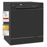 thumbnail of Exquisit Geschirrspüler GSP508-030D schwarz | Spülmaschine 55 cm | Power+ | ECO Modus | Standgerät