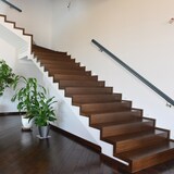 thumbnail of Relaxdays Handlauf Aluminium, rund, Treppengeländer innen & außen, matt, 100 cm, Ø 42mm, mit Wandhalterung, anthrazit